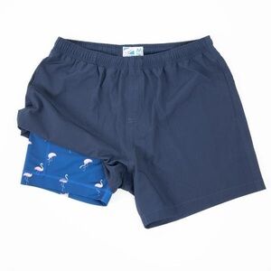 Bermies Sport Shorts in Navy (Miami Liner)
